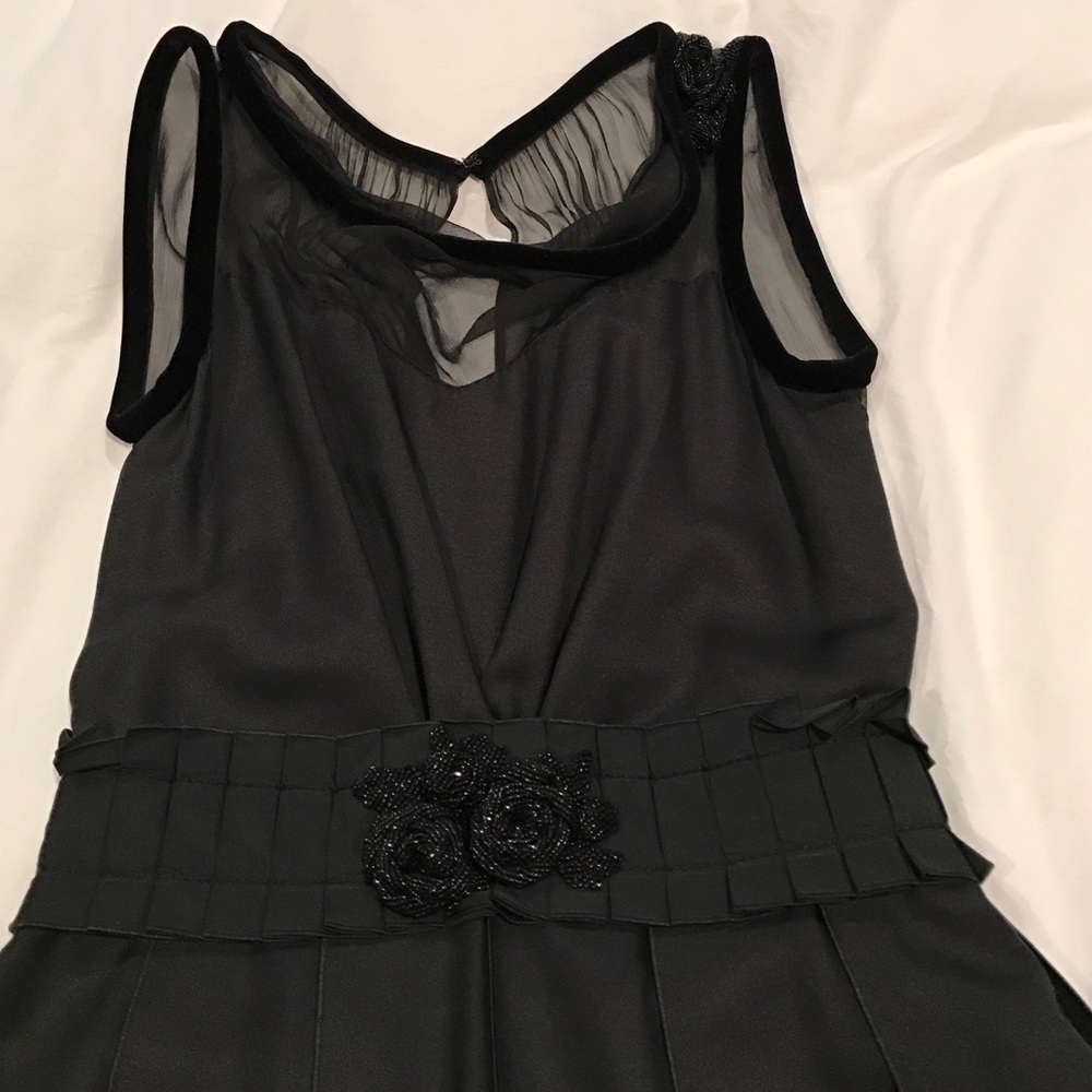 Louis Vuitton Black Midi Dress